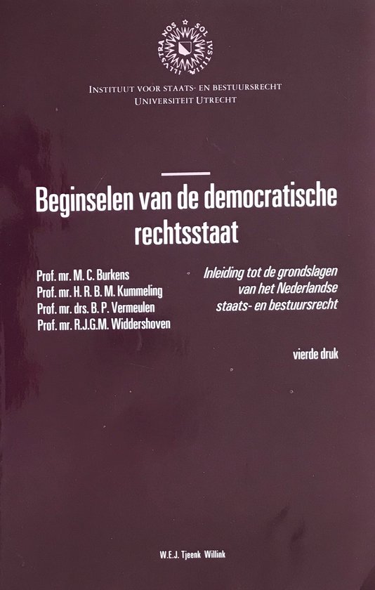 Beginselen van een democratisch rechtsstaat