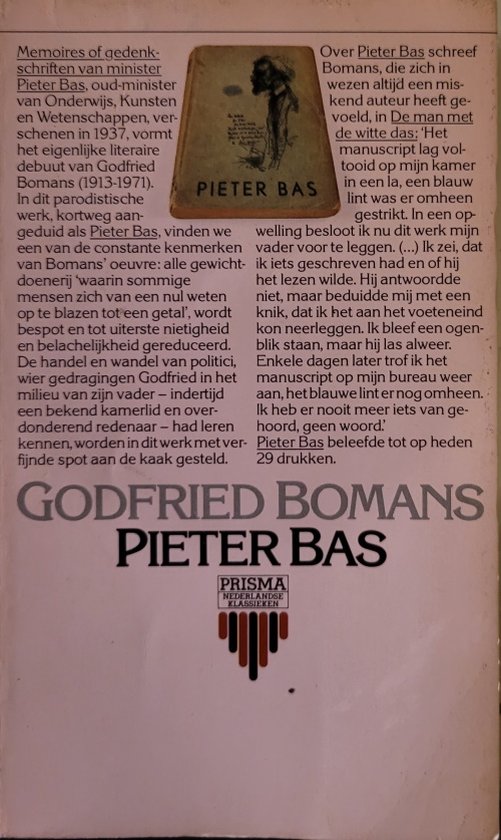 Memoires, of gedenkschriften van minister pieter bas