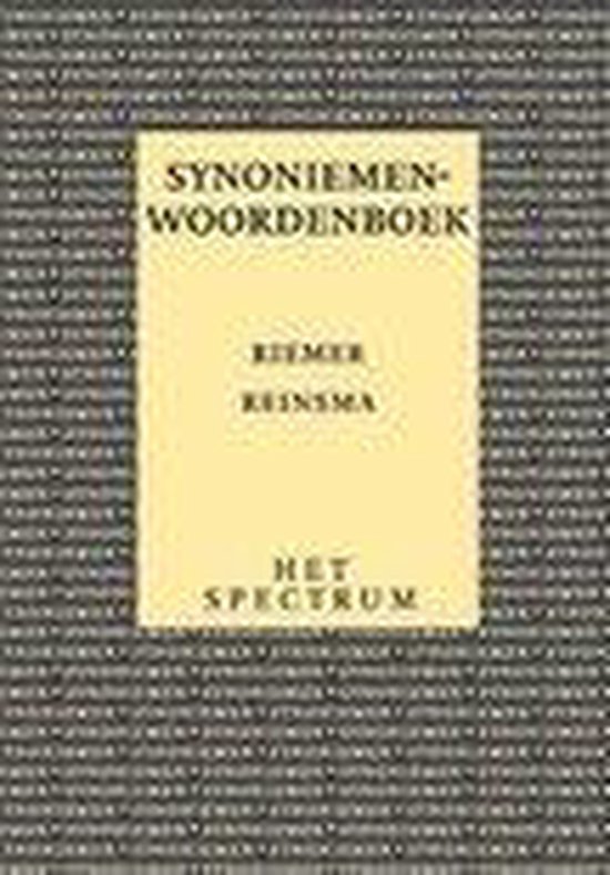 SYNONIEMENWOORDENBOEK