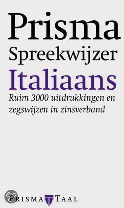 Prisma spreekwijzer Italiaans