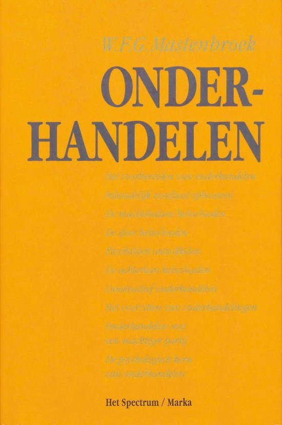 Onderhandelen