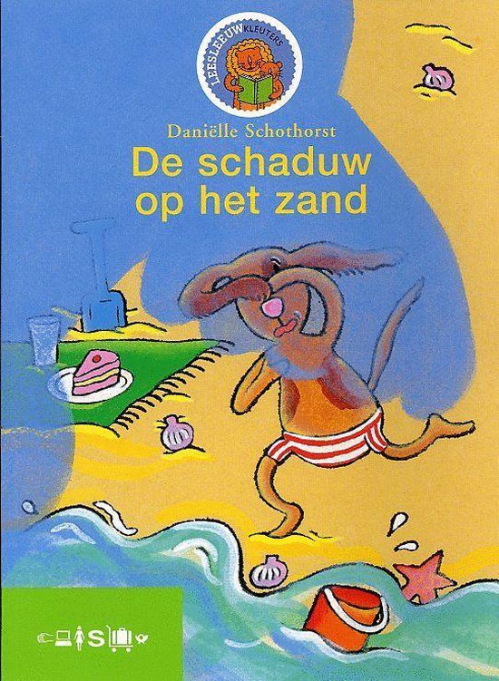 De schaduw op het zand