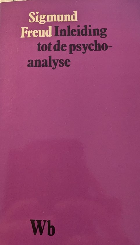 Inleiding tot de studie der psycho-analyse