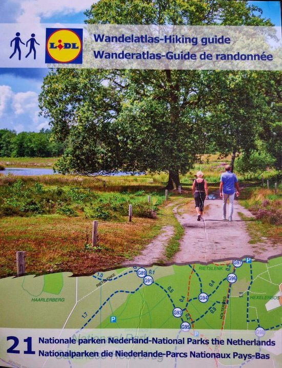 Wandelatlas Nederland - Wandelroutes in 21 nationale parken