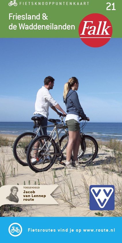 Compact Fietskaart 21. Friesland & De Waddeneilanden