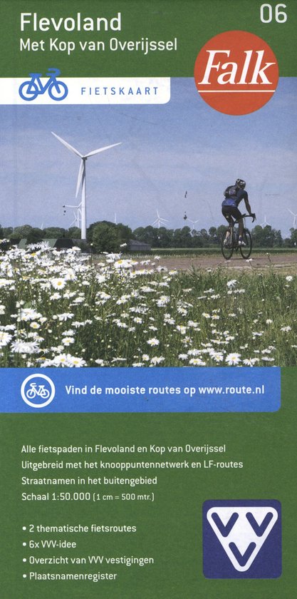 Fietskaart- Kop van Overijssel