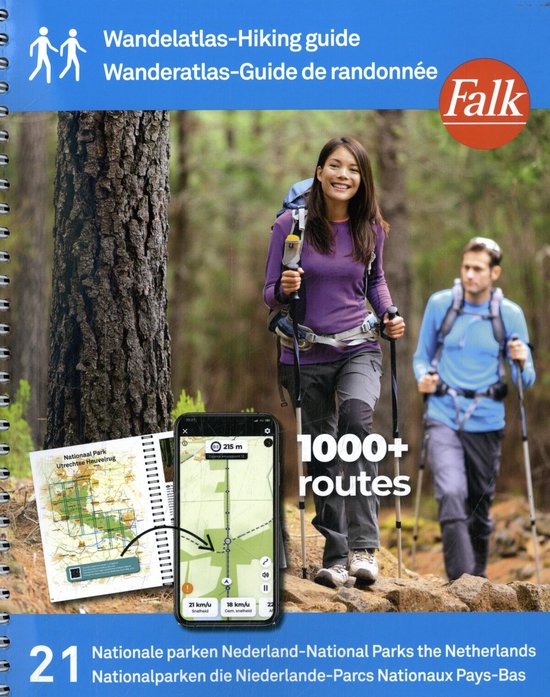 Wandelatlas nationale parken 2 - Falk Wandelatlas Nederland