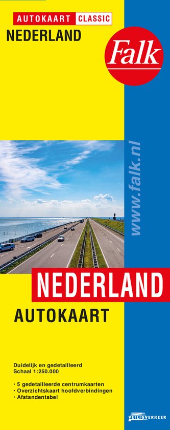 Falkplan autokaart - Autokaart Nederland Classic