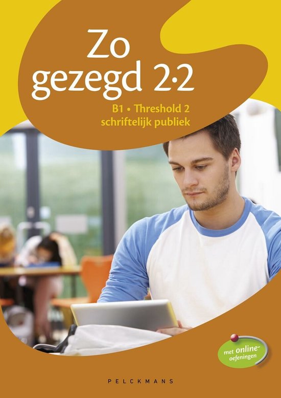 Zo gezegd 2.2 Threshold 2 schriftelijk publiek leerwerkboek