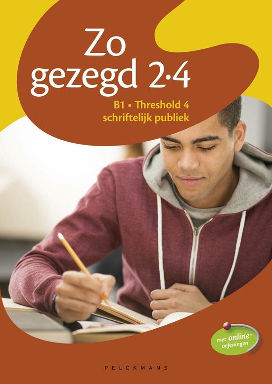 Zo gezegd 2.4 Threshold 4 schriftelijk publiek leerwerkboek