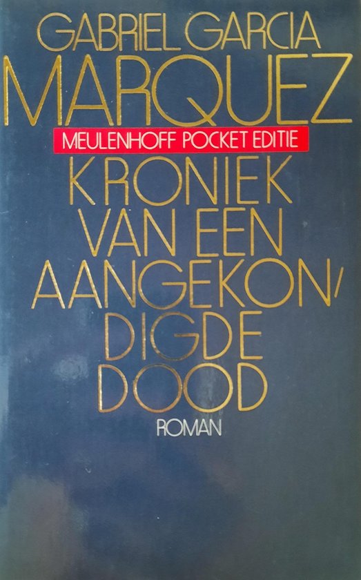 Kroniek van een aangekondigde dood