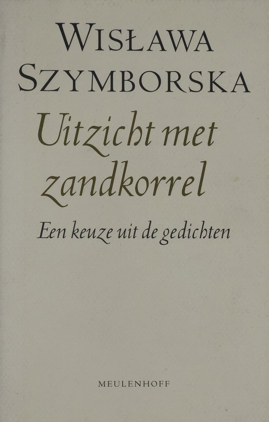 Uitzicht met zandkorrel