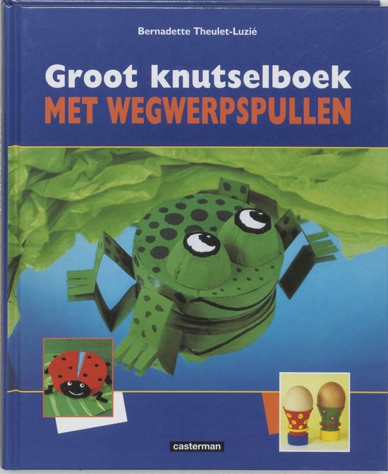 Groot knutselboek met wegwerpspullen