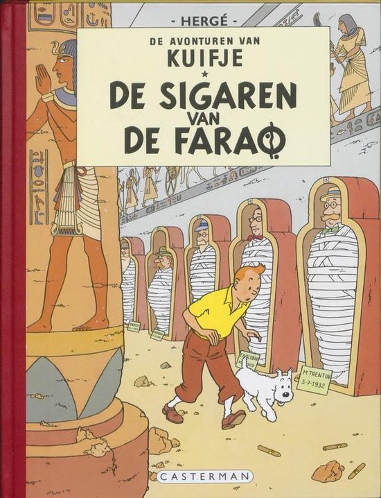 Kuifje facsimile kleur hc04. sigaren van de farao