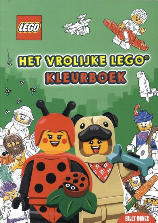 Kleuren met LEGO 6 -   Het vrolijke LEGO kleurboek