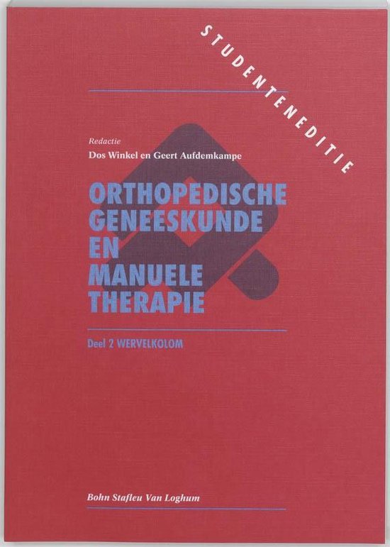 Orthopedische geneeskunde en manuele therapie 2 -   Wervelkolom