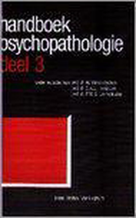 HANDBOEK PSYCHOPATHOLOGIE DL 3 (GB)