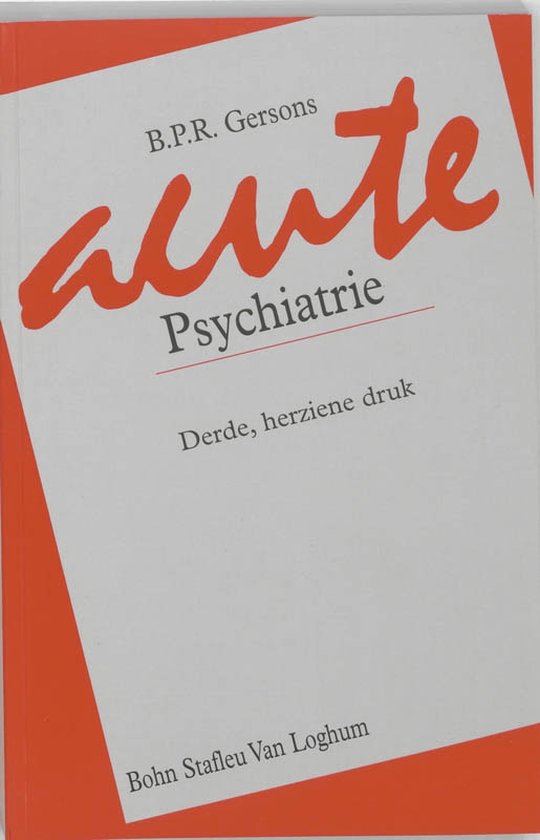 Acute psychiatrie