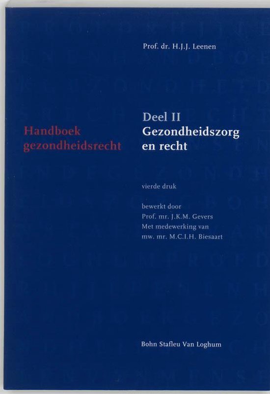 Handboek Gezondheidsrecht