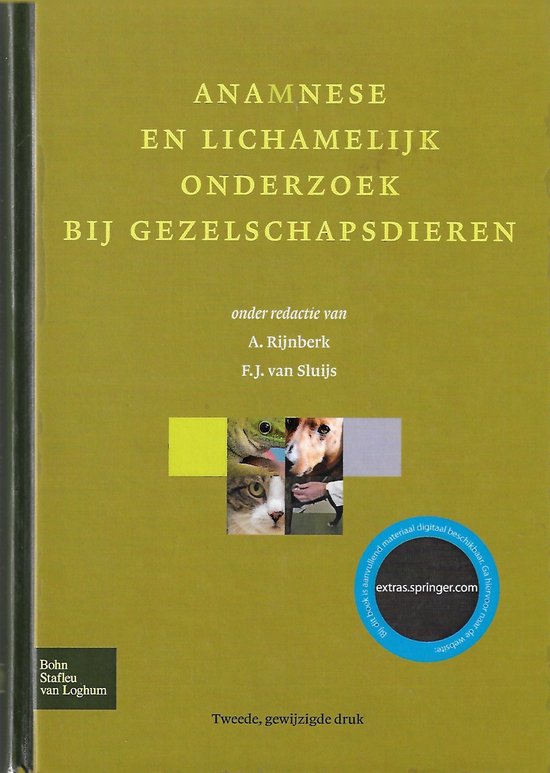 Anamnese lichamelijk onderzoek gezelschapsdieren