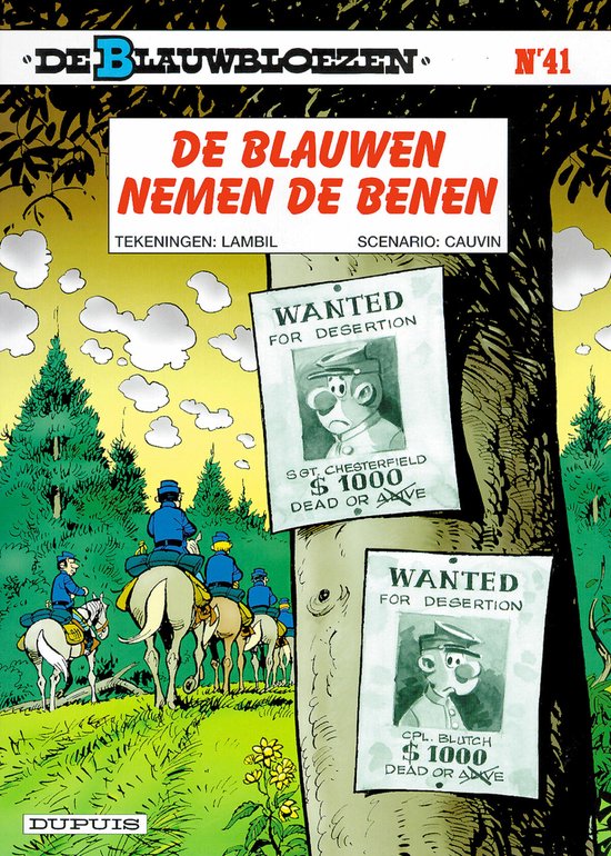 De Blauwbloezen 41 - De Blauwen nemen de benen