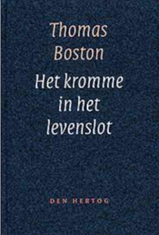 Het kromme in het levenslot