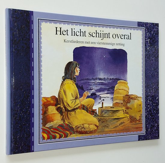 Muziekboek licht schijnt overal, het