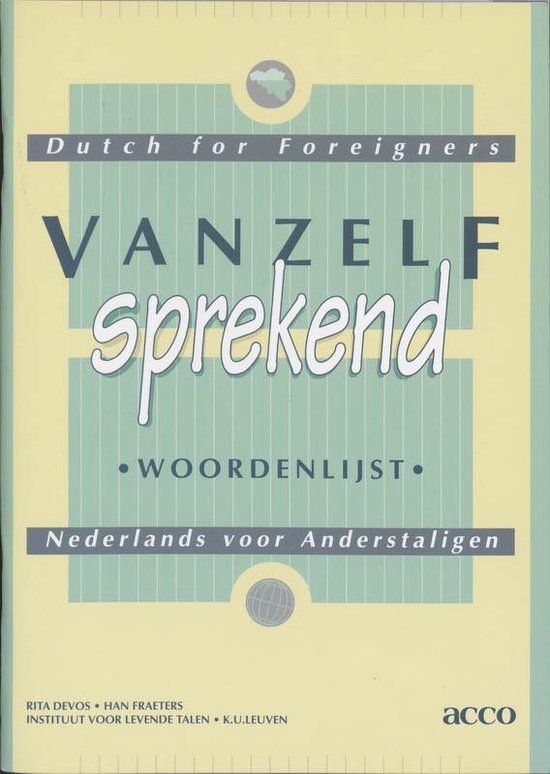 Vanzelfsprekend Woordenlyst 1E Dr