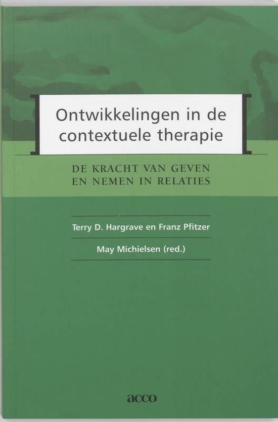 Ontwikkelingen in de contextuele therapie