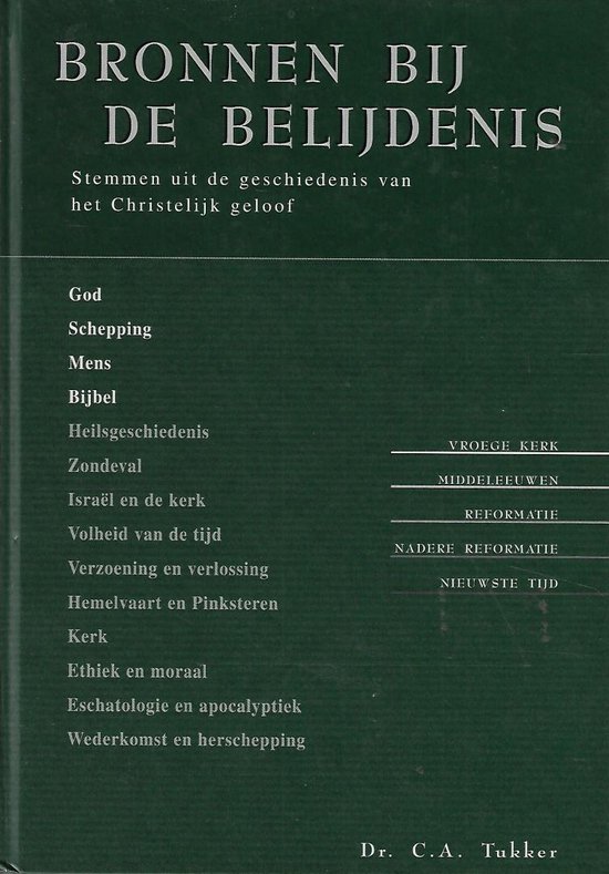 Bronnen bij de belijdenis