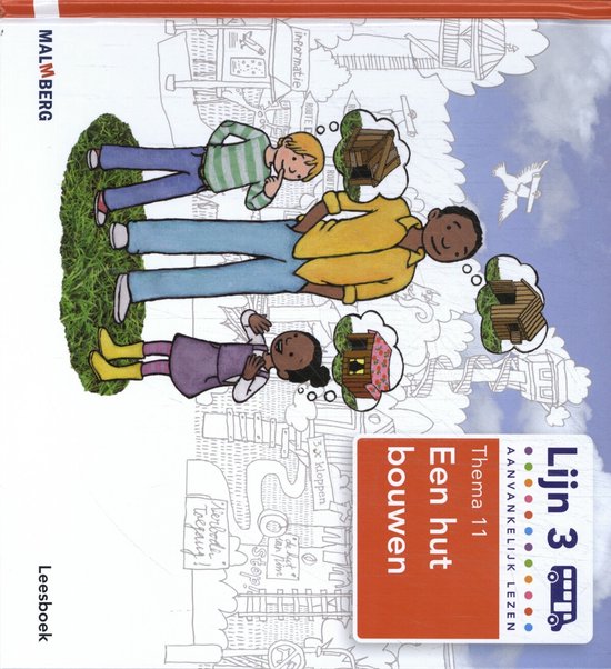 Lijn 3 groep 3 thema 11 Een hut bouwen Leesboek