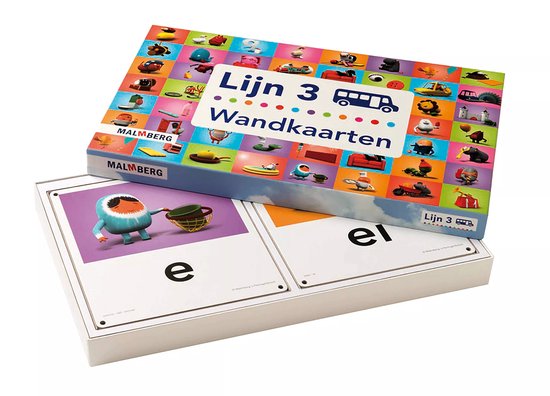 Lijn 3 groep 3 Set letterwandkaarten en ophangsysteem