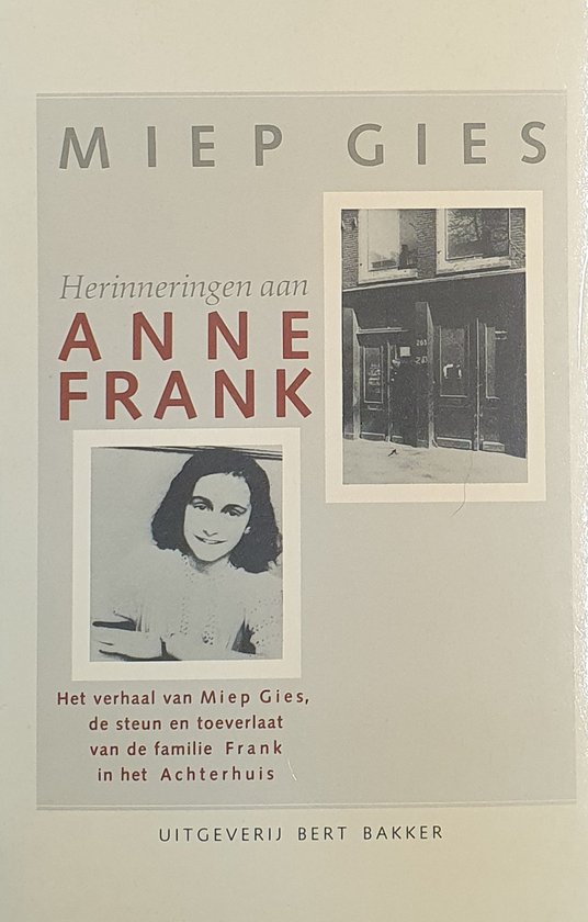 Herinneringen aan anne frank