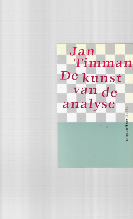 Kunst van de analyse