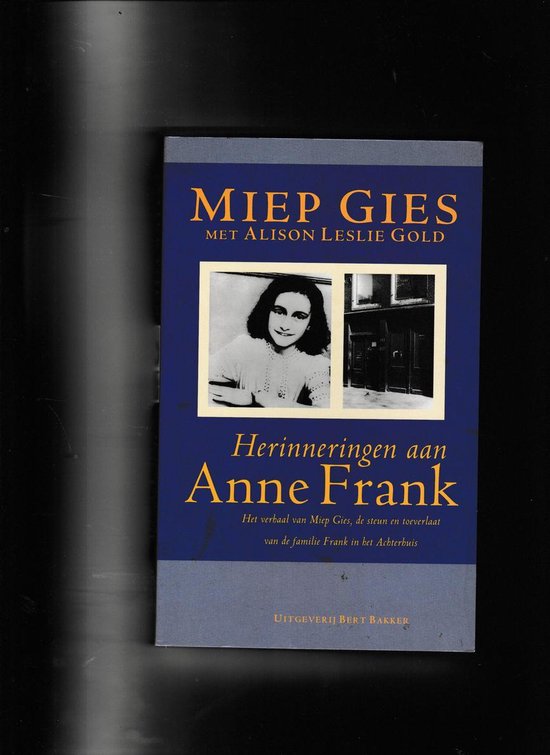 Herinneringen aan anne frank