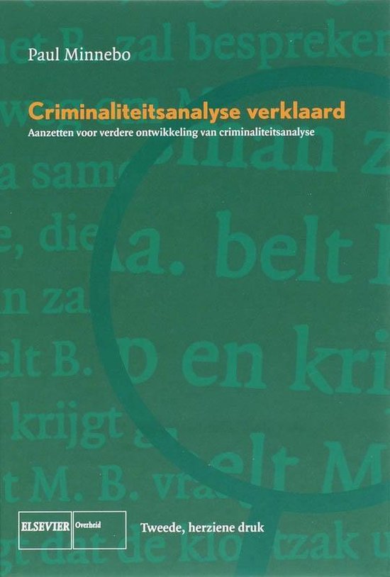 Criminaliteitsanalyse verklaard