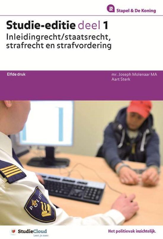 Stapel en de koning studie-editie  1 inleidingsrecht / staatsrecht, strafrecht en strafvordering