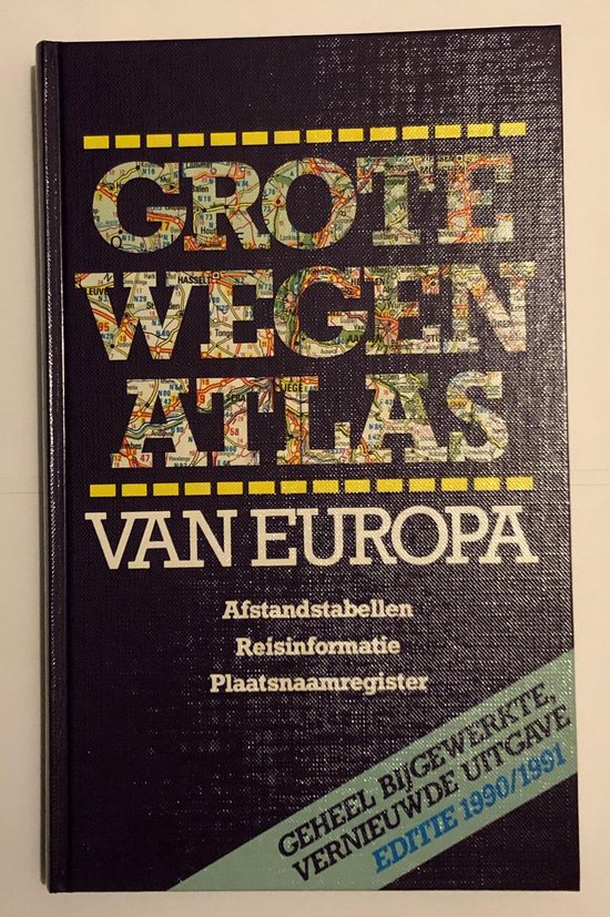 GROTE WEGENATLAS VAN EUROPA 93 94