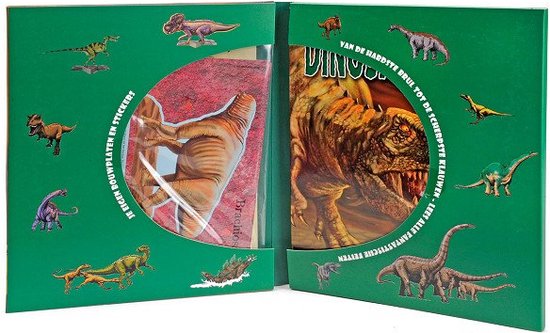 Dinosaurussen, een boek en bouwpakket