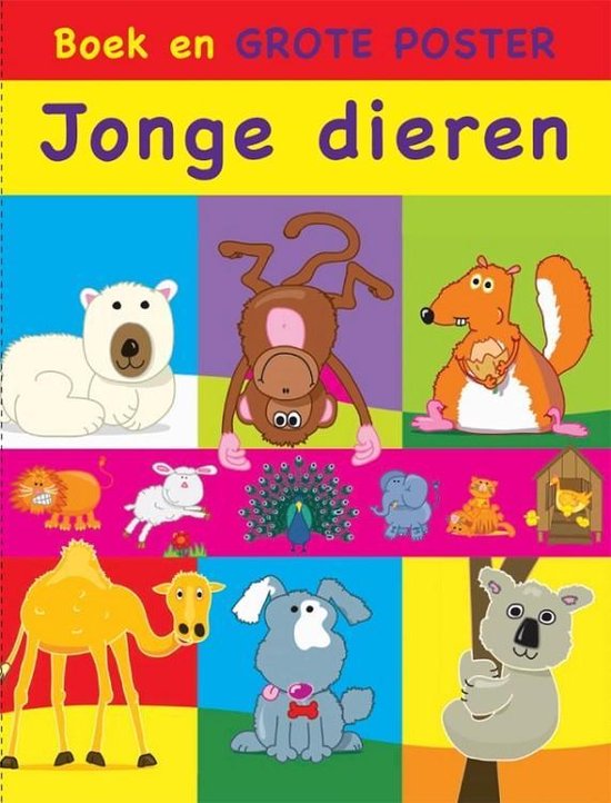 Boek En Grote Poster - Jonge Dieren