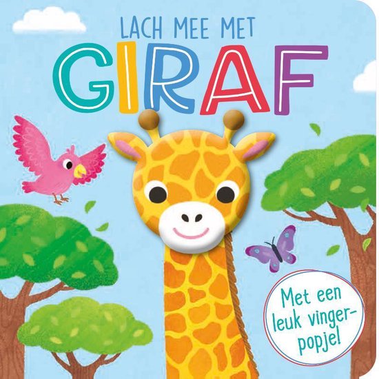 Vingerpopboek - Lach mee met giraf