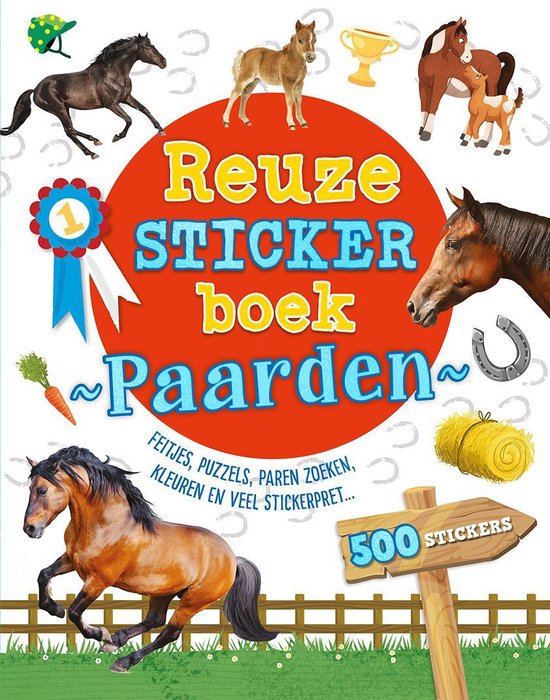 Reuzestickerboeken - Reuzestickerboek Paarden