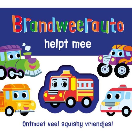 3D voelboek - Brandweerauto helpt mee -