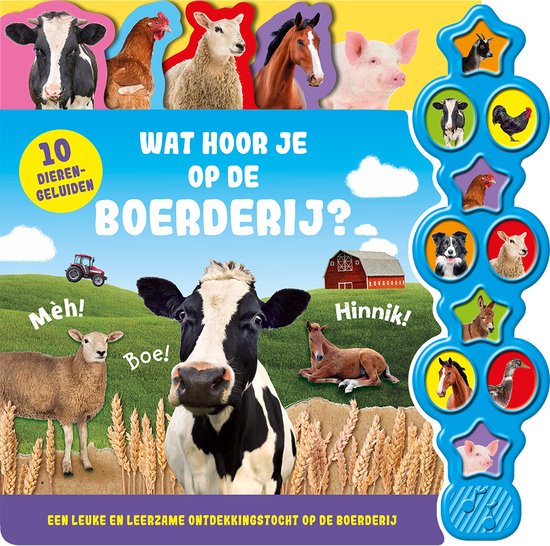 Wat hoor je op de boerderij - geluidenboek