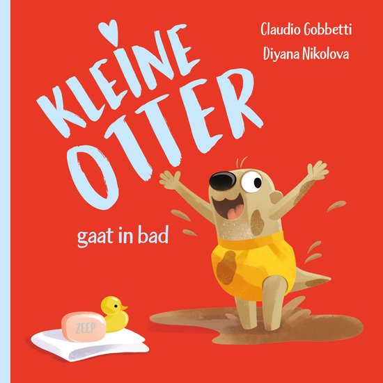 Kleine Otter - Kleine Otter gaat in bad