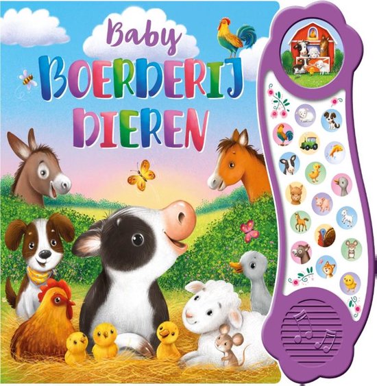 Geluidenboek Baby Boerderijdieren