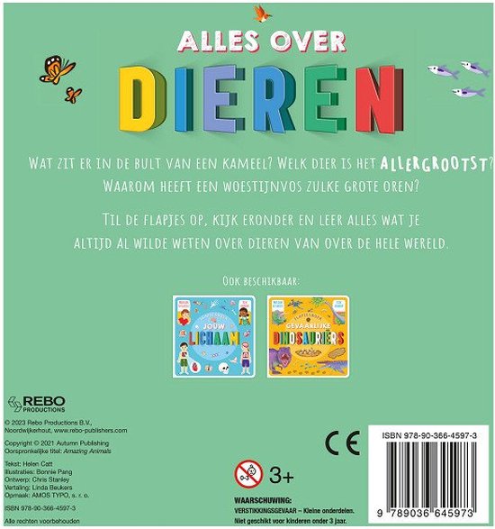 Flapjesboek Alles over dieren