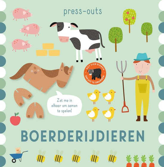 Press-outs - Boerderijdieren