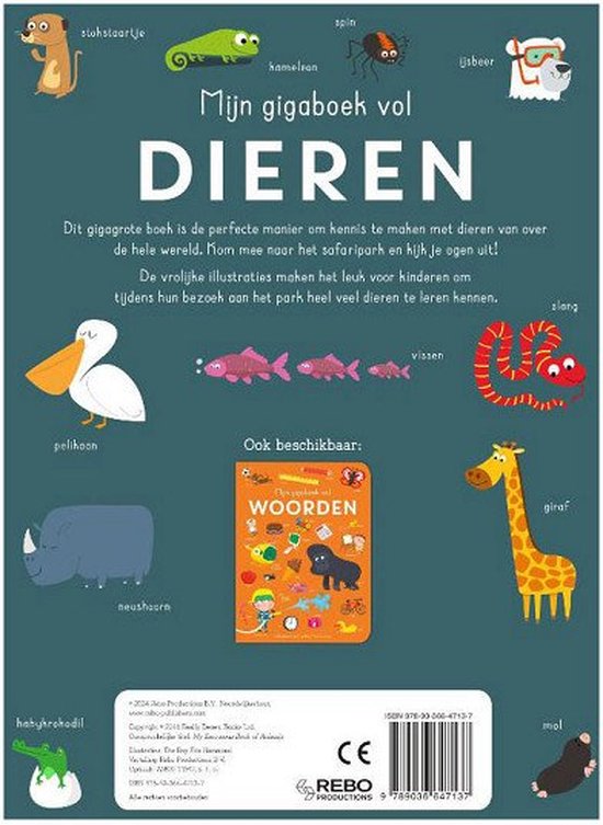 Mijn gigaboek vol dieren