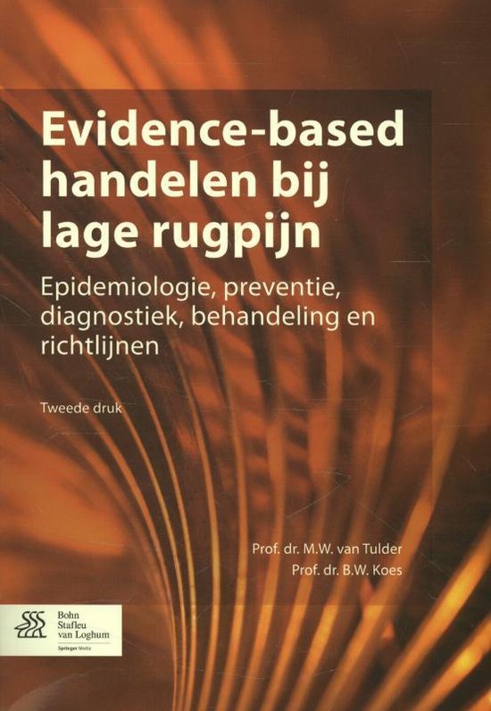 Evidence-based handelen bij lage rugpijn